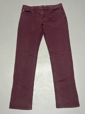 Banana Republic Blackberry Wine Traveler Slim Fit Stretch Pants (Men’s 33 x 32)